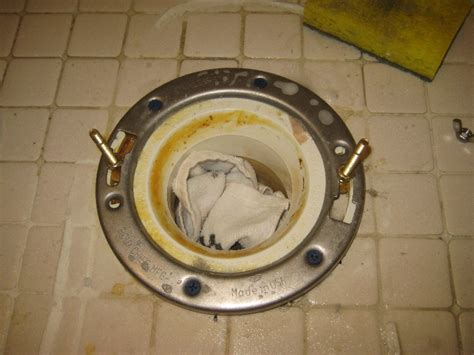 Broken Plastic Toilet Flange Metal Repair Ring Installation Guide 016