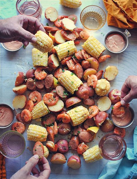 I find that frying the crab and boiling the other crustaceans. Labor Day Seafood Boil - Easy Shrimp Boil Recipe Cook ...