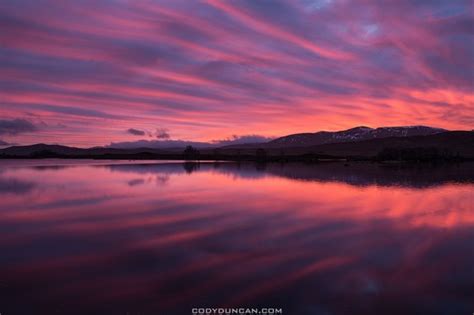 Spectacular Winter Sunrise At Loch Ba Rannoch Moor Scotland Cody