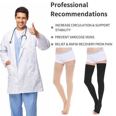 Compression Stockings Thigh High Medical Varicose Veins 23 32mmhg Socks