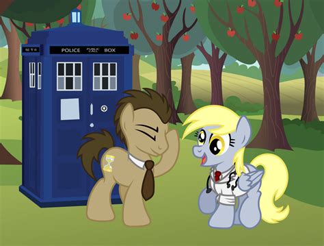 Doctor Whooves And Derpy Hooves By Gray Gold On Deviantart