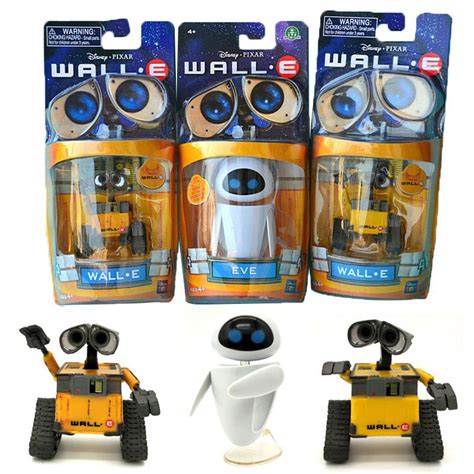 Wall E And Eve Mini Robot Movable Action Figures Toys T For Kids 3