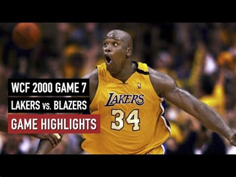 Acompanhe a rodada deste sábado da nba. NBA Playoffs 2000. Portland Trail Blazers vs LA Lakers ...