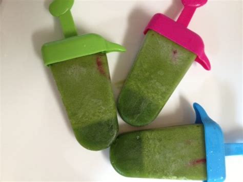 Glowing Green Popsicles With A Sweet Vanilla Twist