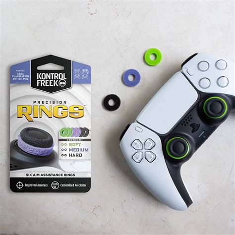 Kontrolfreek Precision Rings Six Aim Assistance Thumbstick Rings For