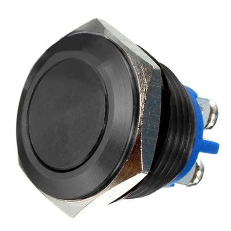 19mm Black Stainless Steel Water Proof Starter Switch Boat Horn