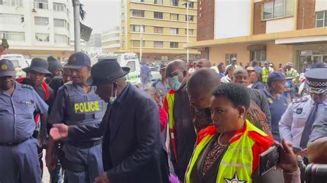 Police Minister Gen Bheki Cele And Premier Nomusa Dube Ncube Are At This Hour On The Streets Of