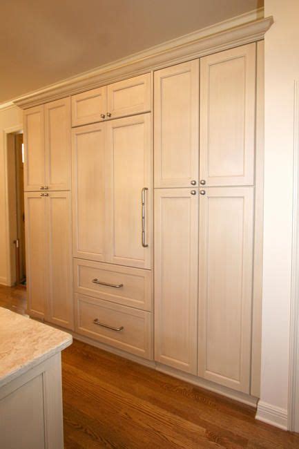 On the inside of the line to account for the thickness of the cabinets. The custom cabinetry in this New Orleans kitchen was put together by Classic Cupboards ...