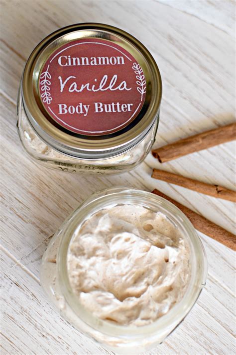 Cinnamon Vanilla Whipped Body Butter Recipe Body Butter Recipe Whipped Diy Body Butter
