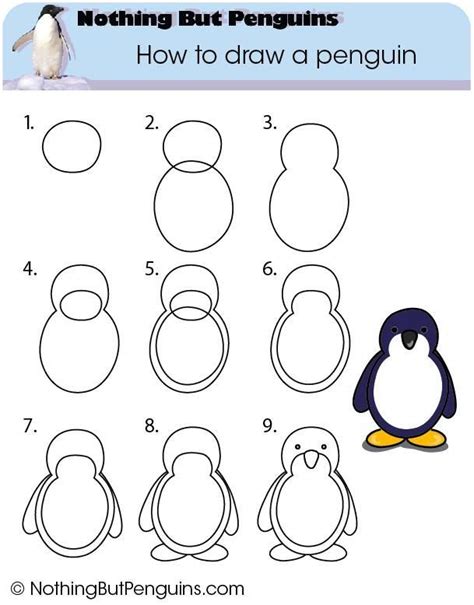 How To Draw A Penguin Advanced Howtodraw How To Draw A Penguin