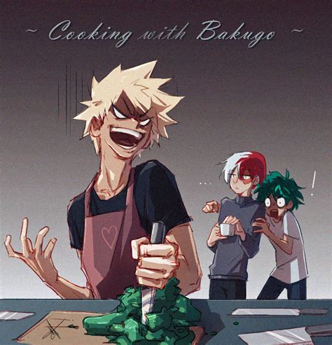 Cooking With Bakugo By Spacearteast On Deviantart