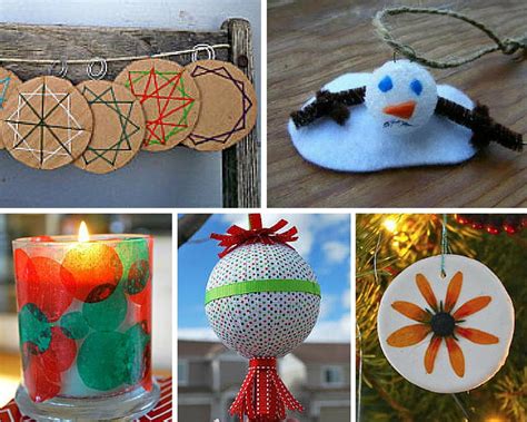 40 Fun Kids Craft Ideas For Homemade Christmas Decorations