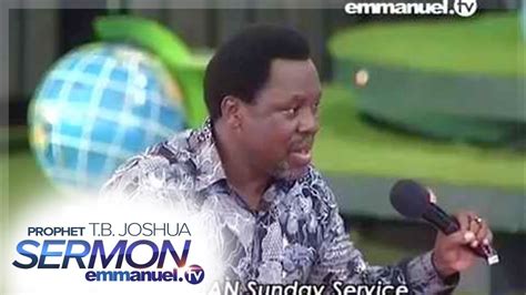Reports say the man of god died on his way to the hospital yesterday evening, after performing a church function. Belief In His Word By TB Joshua - YouTube