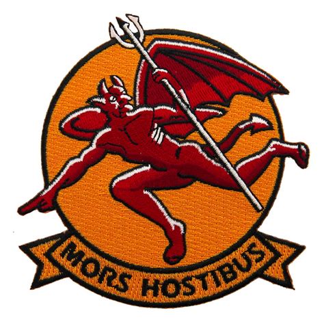 Air Force 107th Fighter Squadron Mors Hostibus Patch Flying Tigers