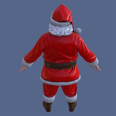Santa Claus Low Poly 3d Max