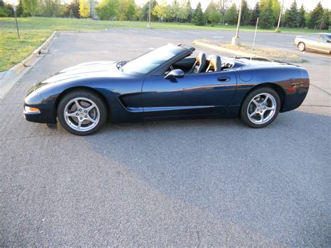 2001 Corvette Convertible 6 Spd Midnight Blue