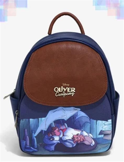 Disney Oliver Company Sleeping Oliver Dodger Mini Backpack Nwt