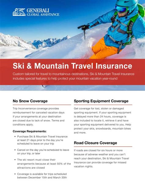 Ski And Mountain Travel Insurance 1849 Mountain Rentals