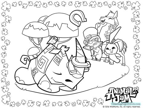 Download this coloring page/print this coloring page. Get This Rhino Animal Jam Coloring Pages for Kids 9rhn