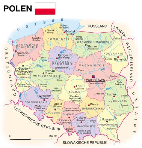 Er gehört zu den traditionsreichsten und berühmtesten kurorten der welt. Polen Landkarte Mit Deutschen Namen | creactie