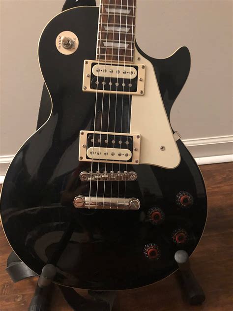 Epiphone Les Paul Traditional Pro Ebony Dave S Gear Reverb