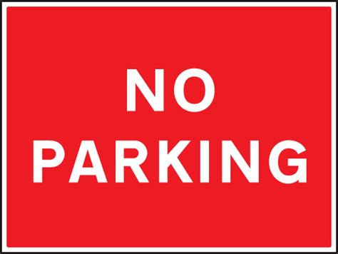 No Parking Signs Ssp Print Factory