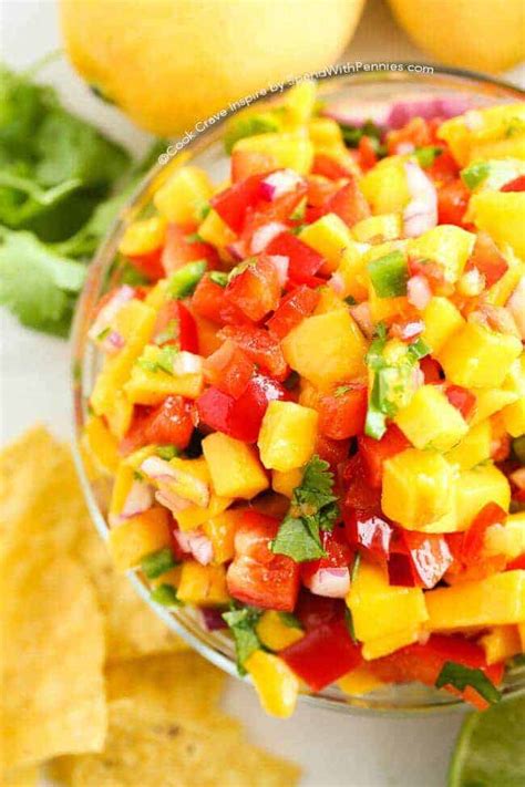 Thank you to challenge member ash petroff for sharing this. Fresh Mango Salsa Recipe - Spend With Pennies