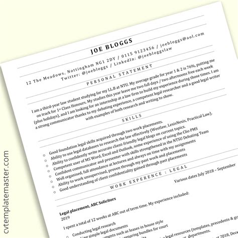Create a professional resume with 8+ of our free resume templates. CV for internship | Free Word CV template to download & edit | CVTemplateMaster.com
