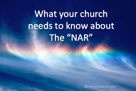 New Apostolic Reformation Nar Berean Research