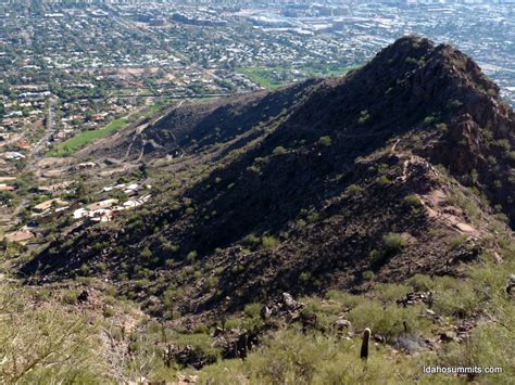 This Photo Shows The Entire Route For The Cholla Trail