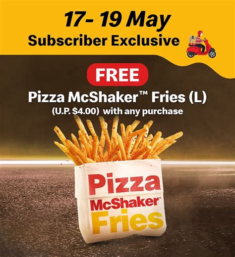 Mcdonald's has also released the first promo code for a free mcspicy burger. McDonald's has $1 Pizza McShaker Fries & 5 McDelivery ...
