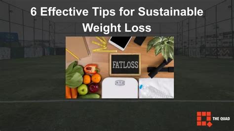 Ppt 6 Effective Tips For Sustainable Weight Loss Powerpoint