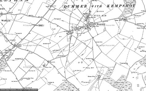 Old Maps Of Dummer Hampshire Francis Frith