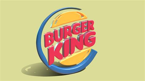 Burger King Logo 2 Buy Royalty Free 3d Model By Gabriel Diego