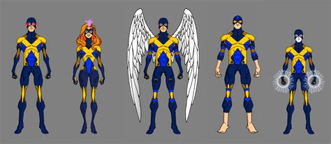 X Men Uniform Variants First Class By Thejason10 On Deviantart