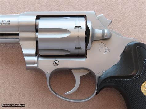 1995 Vintage Colt Sf Vi 38 Special Revolver In Stainless Steel