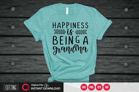 happiness is being a grandma svg by regulrcrative thehungryjpeg