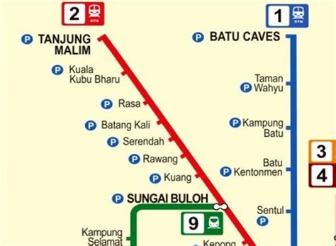 Sungai Buloh To Tanjung Malim Ktm Komuter Train Schedule Jadual Fare