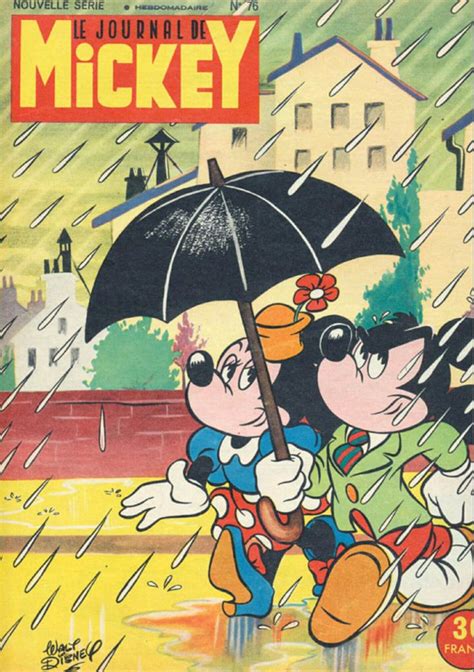 Mickey Minnie Comic Raining Umbrella Mini Mouse Cartoon Mickey Mouse