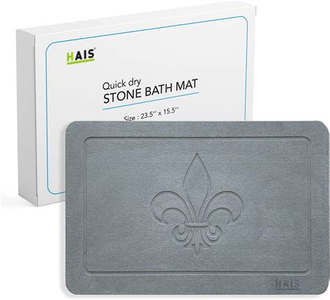 Hais Stone Bath Mat Home Decor Modern And Art Design Diatomaceous Earth