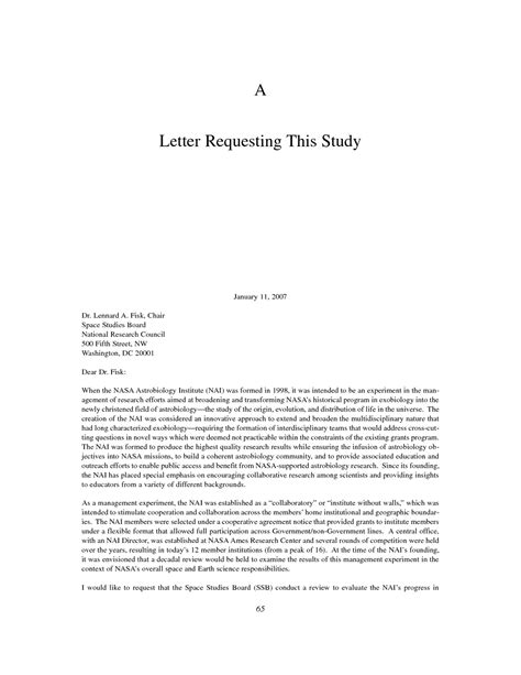 2 minutes each) that provide students with a formal process for conducting, documenting, and analyzing the quality of. Appendix A: Letter Requesting This Study | Assessment of ...