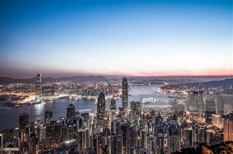 Hong Kong Sunrise High Res Stock Photo Getty Images