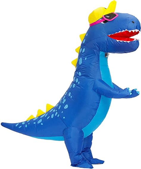 Decalare Adult Size Inflatable T Rex Dinosaur Costume Fancy