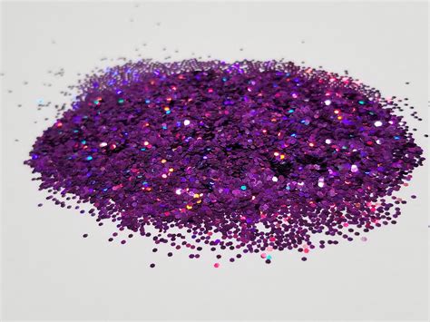 Holographic Purple Custom Glitter Mix Available In 12 Or 4 Oz