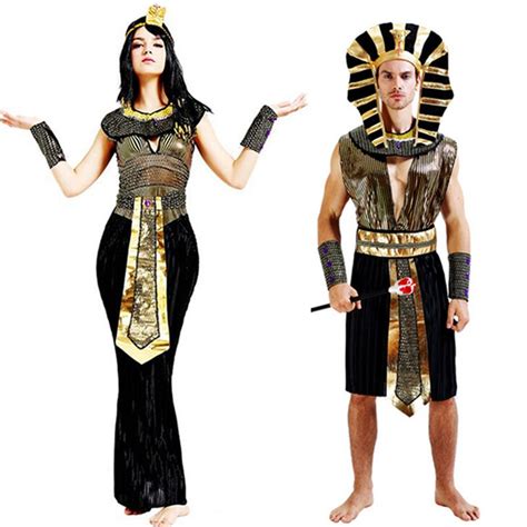 Halloween Ancient Egypt Egyptian Pharaoh King Prince Empress Cleopatra Queen Costume Cosplay