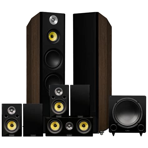 Fluance Signature Series Surround Sound Home Theater 7.1 Channel Speaker System including Three ...