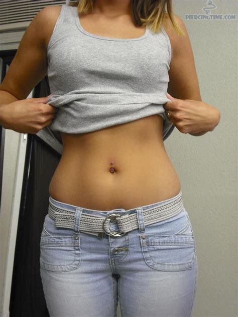 Girls Belly Buttons Pictures Extreme Belly Button Piercing For Girls