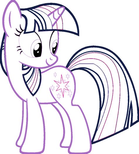 Download now this free coloring page or print and color for your kids or friends. Twilight Sparkle Coloring Page with links to the other ...