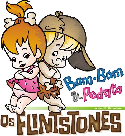 Bam Bam Os Flintstones Bambam E Pedrita Em Png Hd Png Download