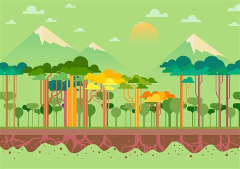 Abstract Forest 182718 Vector Art At Vecteezy